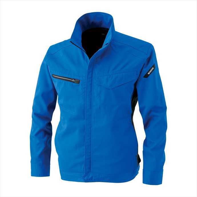 Jacket - TS DESIGN (TSデザイン) AIR ACTIVEロングスリーブジャケット ロイヤルブルー 8106 2002 作業服 ユニフォーム 藤和
