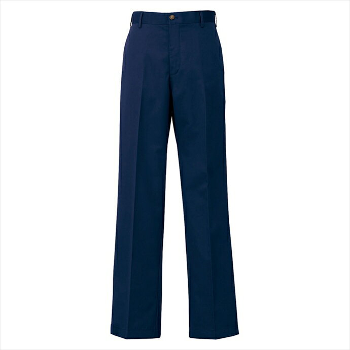アイトス AITOZ メンズチノパンツ（ノータック） メンズ 54501 008.ネイビー