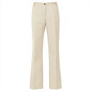 アイトス AITOZ レディースシャーリングチノパンツ(ノータック) レディース 54503 011.アイボリー