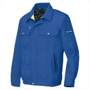 アイトス AITOZ 長袖ブルゾンB(男女兼用) ユニセックス 6560 006.ロイヤルブルー×イエロー(4)