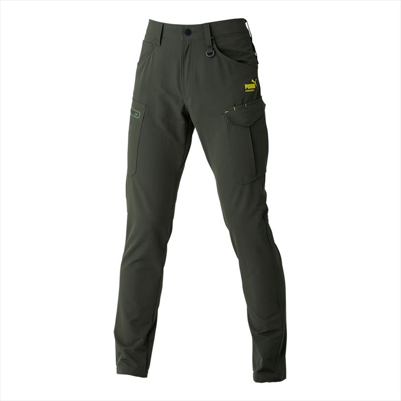 乐天商城 - プーマ ワークウェア PUMA WORKWEAR カーゴパンツ メンズ ユニセックス PW-3025A カーキ