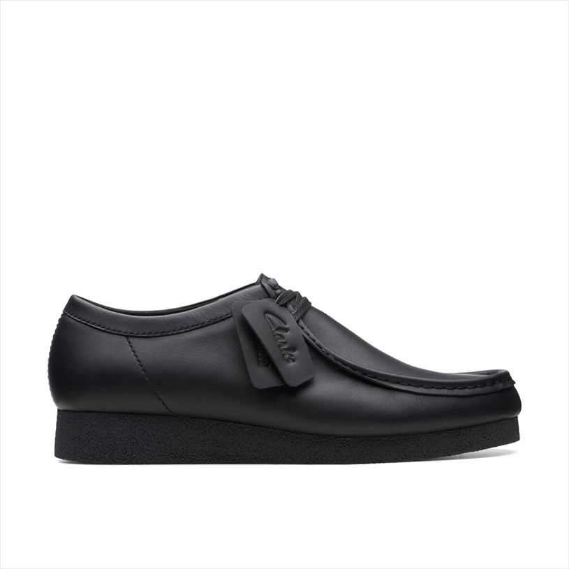 樂天商城 - クラークス Clarks WALLABEEEVO WP ワラビー エヴォウォータープルーフ メンズ ユニセックス　ブラックレザー 26177832 BLACK-LEAT