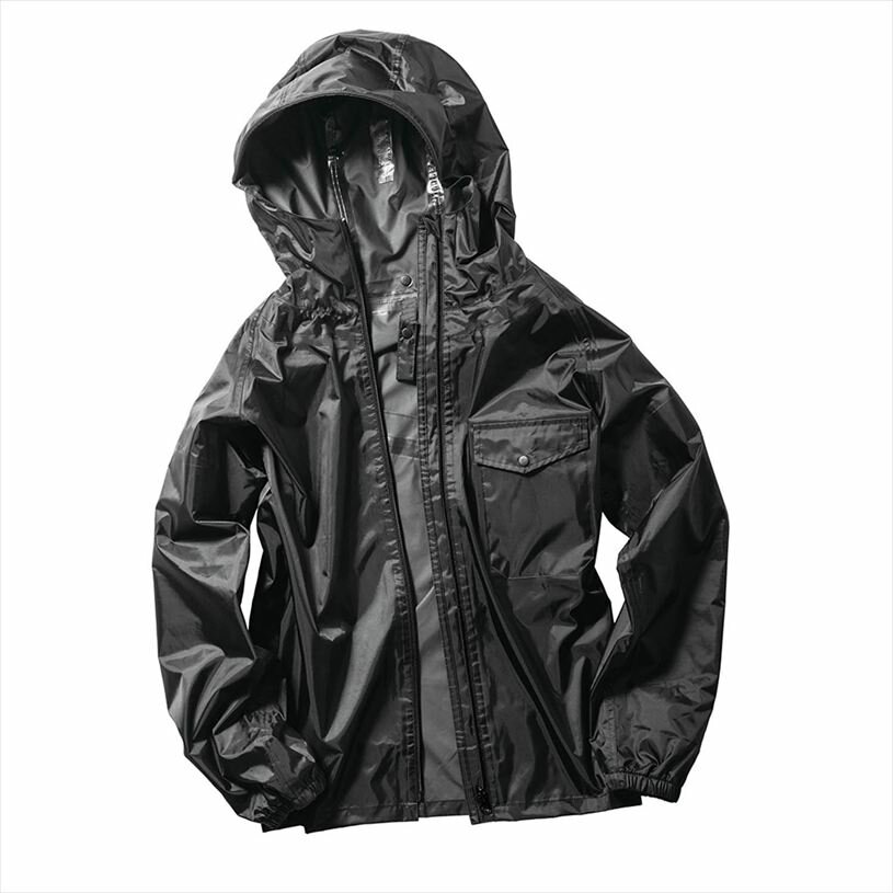Rakuten - レインジャケット マック Makku レインキーパースーツ レインウェア メンズ ユニセックス AS5110 BLACK レインコート 自転車 防水 カッパ 雨具 通勤 通学