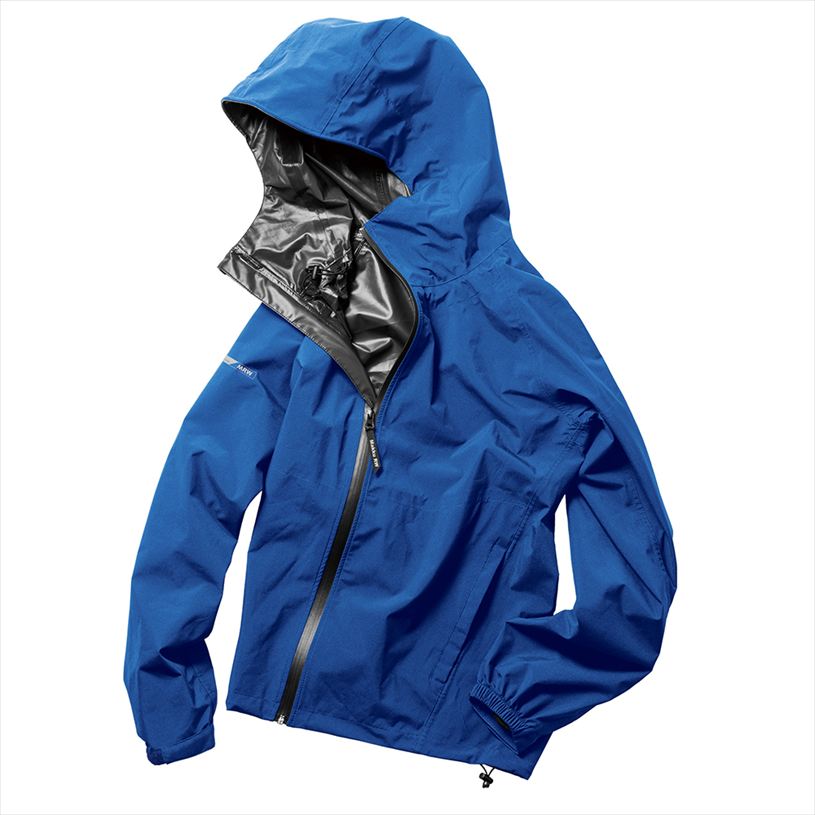 Rakuten - マック Makku フレックスフィットレインスーツ レインウェア メンズ ユニセックス AS5130 BLUE レインコート 自転車 防水 カッパ 雨具 通勤 通学