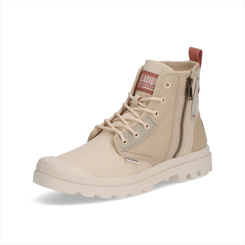 乐天商城 - パラディウム PALLADIUM PAMPA DETROIT ZIP SU レディース スポーツ カジュアル シューズ 94612 (221)SAFARI/SAHARA