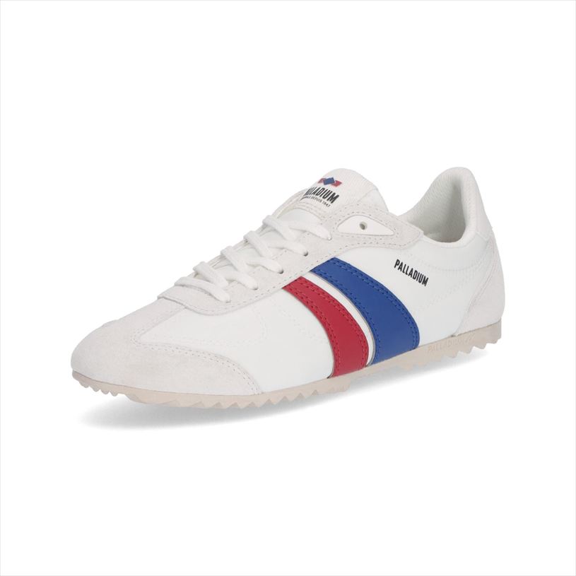 乐天商城 - パラディウム PALLADIUM PALLARACER FLAME レディース スポーツ カジュアル シューズ 94644 (139)STAR-WHITE/BLUE/RED