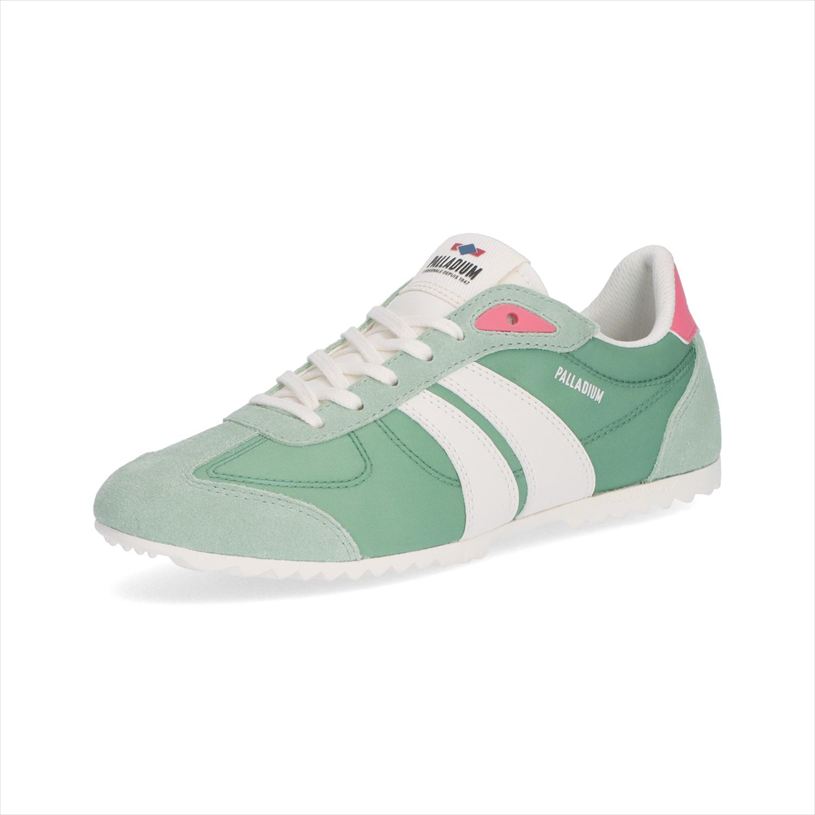 乐天商城 - パラディウム PALLADIUM PALLARACER FLAME レディース スポーツ カジュアル シューズ 94644 (399)ROCK-GREEN