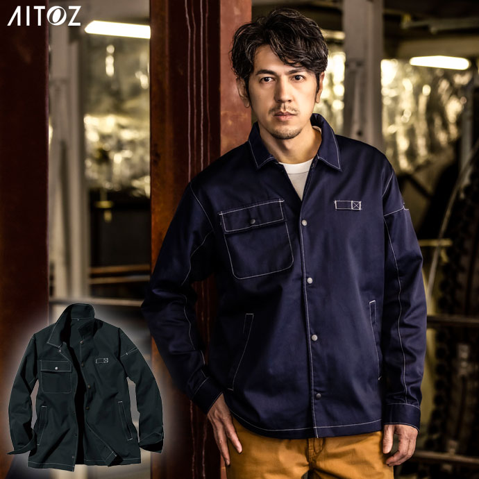 アイトス AITOZ コーチジャケット（男女兼用） ユニセックス 50120 010.ブラック