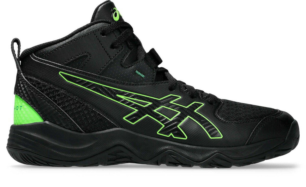 å asics 1064A019 DUNKSHOT MB 10 BLACK/GREEN GECKO ݡ 2025SS