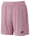 ヨネックス YONEX 15202 メンズニットハーフパンツ パールローズ