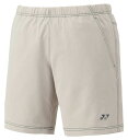 ヨネックス YONEX 15224 ユニハーフパンツ グレージュ