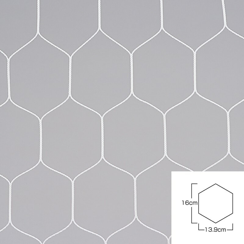 エバニュー EVERNEW EKD849 ジュニアサッカーゴールネット亀甲J114 スポーツ用品 体育用品 教育 学校 ..