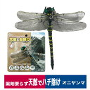 虫除けオニヤンマ リアル 忌避 蜂除け キャンプ ゴルフ 釣り アウトドア M-42