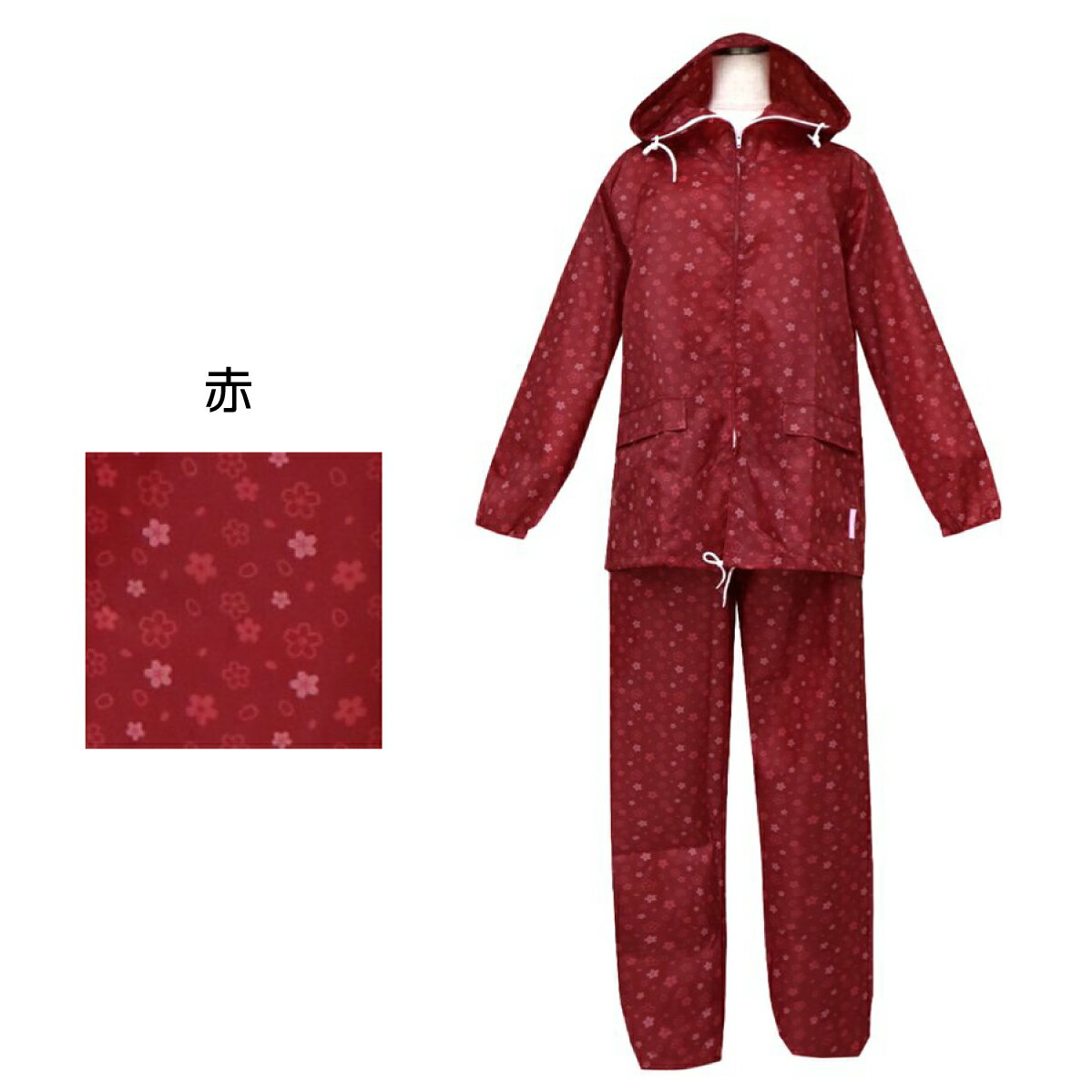 晴雨兼用ショートワイド傘 竹手元 裏黒コーティング マリンボーダー ネイビー