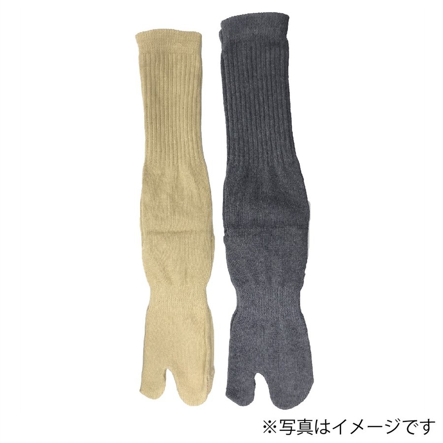 靴下 和の心純綿厚地ソックス 4足組 指付 股...の紹介画像3