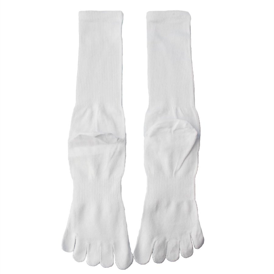 靴下 5本指 カカトつよし君 サポーター付き 補強 3足組 サラシ ハヤシ 60103