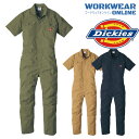 Dickies ディッキーズ ストレッチCVC半袖ツナギ D-749 つなぎ 半袖 ストレッチ 作業服 作業着 メンズ レディース 男性 女性 男女兼用 ユニセックス 秋冬 春夏