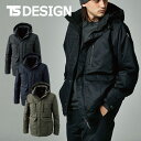 TS DESIGN 藤和 ライトウォームハーフコート 5127 作業着 作業服 男性用 メンズ 冬物 防寒 ジャンパー 綿100% コットン 中綿入り 撥水性あ...