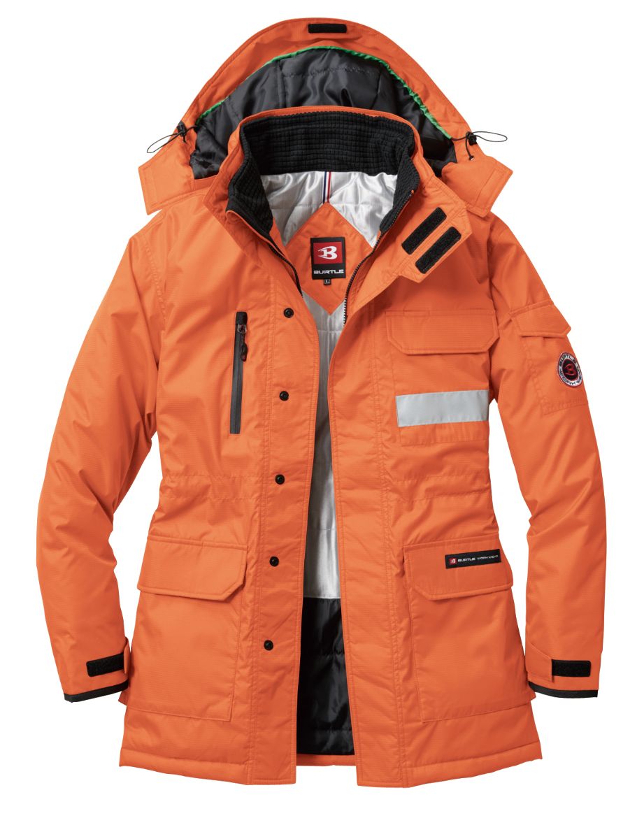 burtle 7211 バートル 防寒コート 作業服 作業着 仕事着 シンプル かっこいい おしゃれ ワークウェア