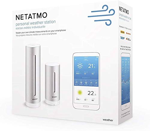 NETATMO(ネタトモ) ウェザーステーション USB付属・ACアダプター無し スマホ対応 温度・湿度・気圧・二酸化炭素・騒音を測定 [並行輸入品]