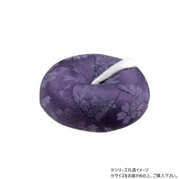 くちなしりん布団　丸型 桜有職(スミレ) 3寸