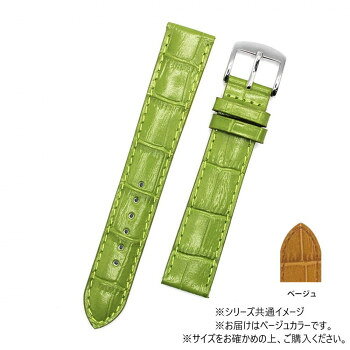 カーフレザーにアリゲーターの型押しを施した時計ベルトです。ベルトそのものが非常に柔らかく、腕なじみが良いため、快適に着用できます。裏材にはエアロコンフォート仕様を採用。型押しカーフモデルでフォーマルからカジュアルまでTPOを選ばずに使えるのも大きな魅力です。サイズ装着側:14mm、美錠側:12mm個装サイズ：13×2×1cm重量個装重量：50g素材・材質表:カーフ(アリゲーター型押し)裏:フルグレインレザー(チタン鞣し)仕様【長さ】剣先側:110mm美錠側:70mm【厚み】3.3mm (フラットタイプ)生産国インドfk094igrjs