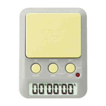 長時間セットもお任せ。押しやすい大きな「START/STOP」ボタン。カウントダウン設定時間を音とランプでお知らせします。テストや試験に役立つ、日にちカウントダウン機能付きです。計画的に勉強したい人におすすめな、便利な機能が盛り沢山の学習タイマーです。サイズ約W60×D80×H23mm個装サイズ：10×4×15cm重量約61g個装重量：112g仕様電源:単4形乾電池×2個(動作確認用電池付)電池寿命:約1年間(1日15秒×2回アラームを鳴らした場合)表示方法:液晶デジタル7桁最大セット時間:タイマー(分)/199分59秒、タイマー(時)/199時間59分59秒カウントアップ最大表示時間:タイマー(分)/199分59秒99、タイマー(時)/199時間59分59秒動作温度範囲:0〜40度カレンダー設定範囲:2018〜2050年までデイカウント最大設定日数:9999日時計精度:月差±60秒付属品動作確認用電池(単4形乾電池)生産国中国fk094igrjs
