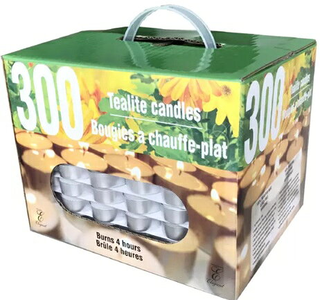 カークランド ティーライト キャンドル 300 個 Kirkland candle 照明 あかり ろうそく 大容量 まとめ買い 飲食店 ディナー 落ち着く 防災 備品