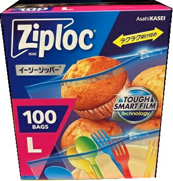 ■商品内容 スライダー付きで簡単開閉 しっかり密封しやすい Lサイズ100枚入り 大容量でたっぷり使える 食品保存に便利 冷蔵・冷凍保存に対応 小物や日用品の整理・収納にも活躍 ご家庭用・業務用どちらにもおすすめ 片手でも簡単に開閉できるスライダー付きの「ジップロック イージージッパー Lサイズ」です。 スライダーをスッと動かすだけでしっかり密封できるため、食品の保存はもちろん、小物や日用品の整理・収納にも便利。Lサイズ100枚入りの大容量タイプで、ご家庭でのストックやまとめ買いにもおすすめです。 冷蔵・冷凍保存など、さまざまな用途で活躍する便利な保存バッグです。 ■　送料・配送についての注意事項●ご注文入れ違い等により欠品・遅延となる場合がございます。 ●ご注文の商品によって北海道、沖縄、離島および一部地域への配送時に追加送料がかかる場合や、配送ができない場合がございます。 ●お客様都合でのキャンセルはお受け出来ませんのでご了承下さい。