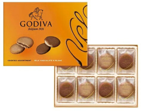 【30枚入】GODIVA ゴディバ ラングドシャクッキーアソートメント ショコラ&ブラン 30枚 Cookie Milk Chocolate & Blanc