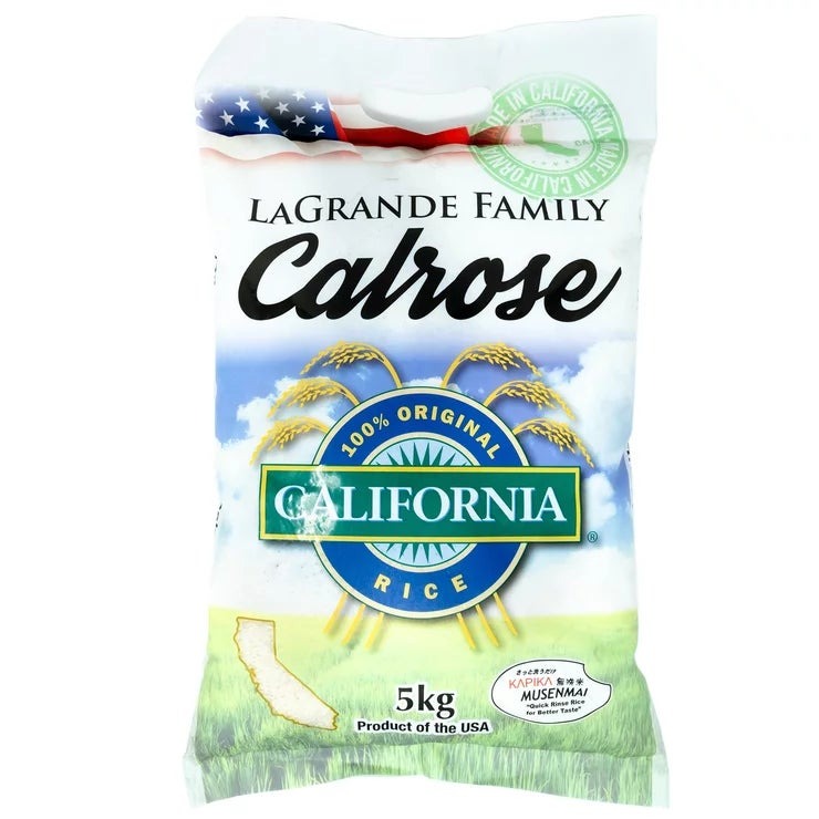無洗米 ラグランデファミリー カルローズ米 5kg LaGrande Family Calrose Rice 5kg (Wash-Free Rice) アメリカ産 カリフォルニア米 短粒種 炊き込みご飯 寿司米 もちもち 時短 大容量 まとめ買い 業務用 白米