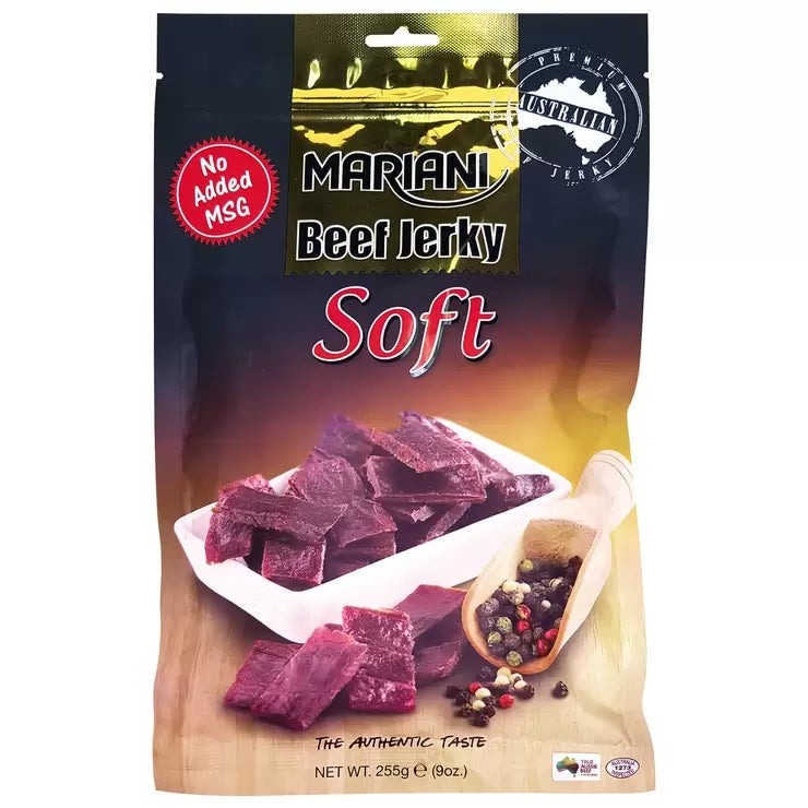 マリアー二 ビーフジャーキー ソフトタイプ 255g MARIANI Beef Jerky Soft 255g おつまみ 肉 スナック アメリカ 輸入食品 大容量 保存食 プロテイン 高タンパク アウトドア キャンプ 食品