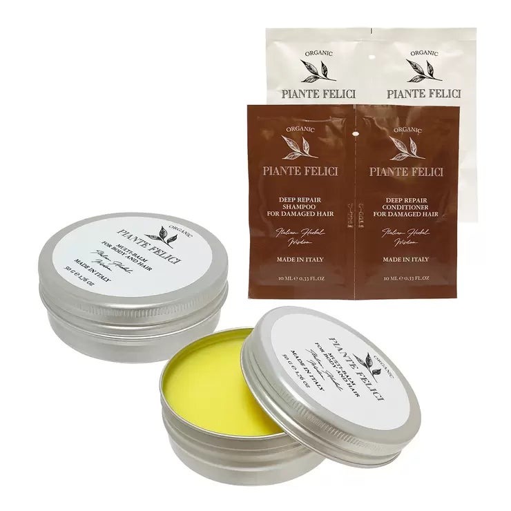 ピアンテフェリーチ オーガニックマルチバーム 50ml x 2 Piante Felici Organic Multi Balm 50ml x 保湿 スキンケア 全身 敏感肌 低刺激 天然成分 ボディバーム 乾燥 ハンドクリーム ナチュラル 無添加 顔 world-depo-15602083 ワールドデポ パッケージ画像