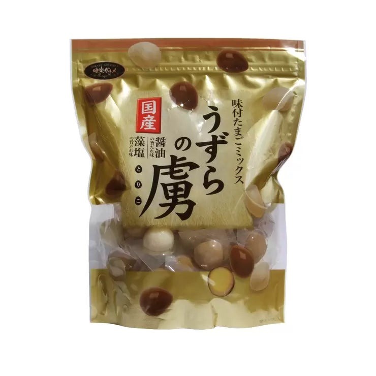 &nbsp; 【商品内容】 国産うずらたまご使用 大容量50個入り(醤油味 30個、塩味 20個入) シェア可能な個包装タイプで持ち運び便利 国産のうずらたまごをこだわりの醤油と藻塩で味付けした、味付たまごミックスです。サラダやお弁当の具材、おつまみにもおススメです。 &nbsp; 【保存方法・期限表示について】 ・直射日光・高温多湿を避け、常温で保存してください。開封後に冷蔵保存が必要な商品につきましては、その旨を商品パッケージに記載しております。 ・消費期限・賞味期限のある商品につきましては、商品パッケージ本体に記載しております。 &nbsp; 【商品・画像についてのご注意】 ・バリエーションのある商品の場合、商品画像が複数ある場合がございますが発送されるのは1点です。カラーやサイズなどのバリエーションは商品名をご確認ください。 ・商品の外装デザインは画像と異なる場合がございます。 &nbsp; 【送料・配送についての注意事項】 ・ご注文入れ違い等により欠品・遅延となる場合がございます。 ・ご注文の商品によって北海道、沖縄、離島および一部地域への配送時に追加送料がかかる場合や、配送ができない場合がございます。 &nbsp; 【返品・交換についての注意事項】 ご注文後のお客様都合によるキャンセル・返品・交換はお受けできません。 商品内容・仕様等を十分にご確認のうえ、ご注文ください。 ※大型商品については、サイズ・設置場所・搬入経路も事前にご確認ください。