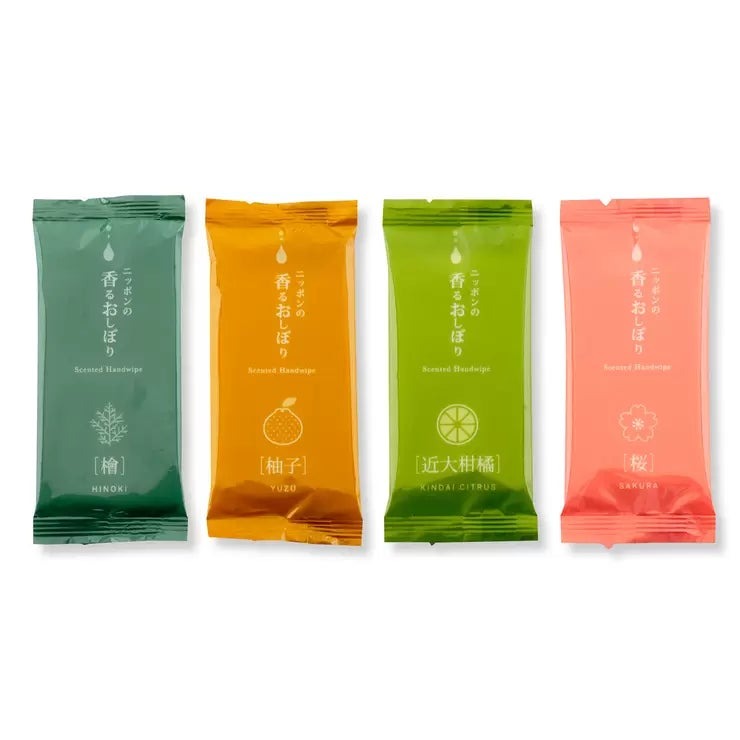 オシボリ ニッポンの香るおしぼり 200本入り Japanese Aroma Wet Towel 200 pcs おしぼり