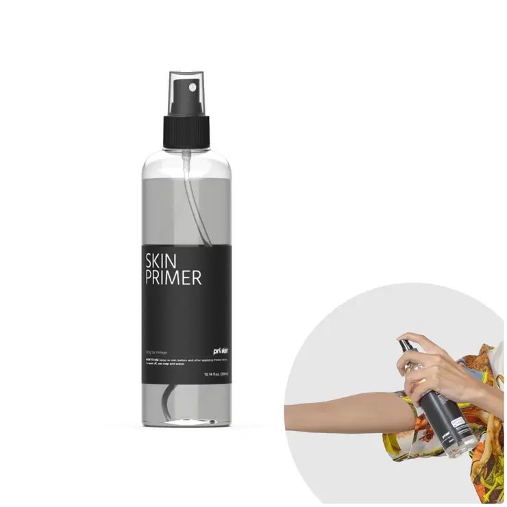 &nbsp; 【商品内容】 Prinker テンポラリータトゥー用プライマー(300ml) プリントする前に、タトゥーを入れたい場所に(約30cm離して)スプレー インクが乾燥した後にもう一度スプレーすると、インクの定着が良くなります プライマーにより、タトゥーの寿命を延ばします 気軽に試せるテンポラリータトゥー Prinker用スキンプライマー。 スキンプライマーでインクを定着させ、タトゥーの寿命を延ばします。 &nbsp; 【商品・画像についてのご注意】 ・バリエーションのある商品の場合、商品画像が複数ある場合がございますが発送されるのは1点です。カラーやサイズなどのバリエーションは商品名をご確認ください。 ・商品の外装デザインは画像と異なる場合がございます。 &nbsp; 【送料・配送についての注意事項】 ・ご注文入れ違い等により欠品・遅延となる場合がございます。 ・ご注文の商品によって北海道、沖縄、離島および一部地域への配送時に追加送料がかかる場合や、配送ができない場合がございます。 &nbsp; 【返品・交換についての注意事項】 ご注文後のお客様都合によるキャンセル・返品・交換はお受けできません。 商品内容・仕様等を十分にご確認のうえ、ご注文ください。 ※大型商品については、サイズ・設置場所・搬入経路も事前にご確認ください。