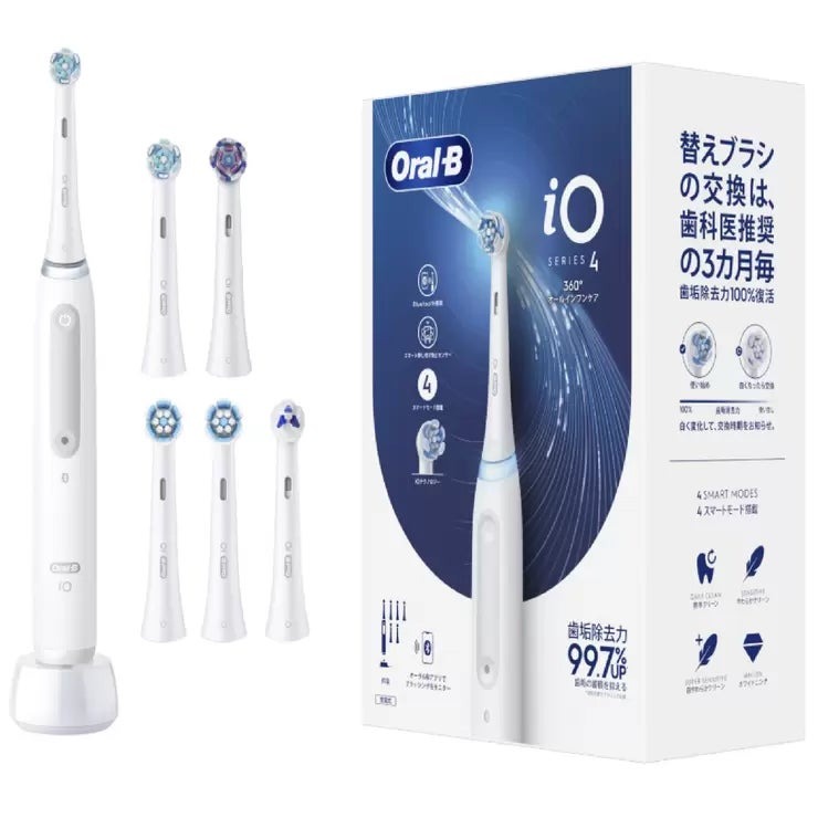 ブラウン IO4 ヘルスパック BRAUN IO4 Health Pack IO4 電動歯ブラシ オーラルケア 替えブラシ 歯磨き 音波 充電式 歯周ケア セット 口腔ケア 歯ブラシ