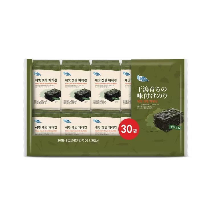 干潟育ちの味付けのり 30袋入り SHINAN KOREAN SEAWEED 韓国のり ギフト おつまみ ご飯のお供 まとめ買い 海苔 ミネラル 健康食品 お弁当 朝食 食卓
