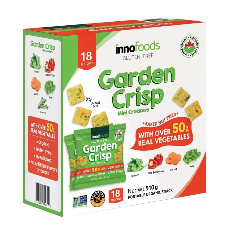 &nbsp; 【商品内容】 510g(28.35g x 18袋) 有機、グルテンフリー 野菜50%以上 *この商品は 賞味期限が2026年10月7日 のため、ご確認のうえご購入ください。 本品は50%以上の本物の野菜を使用し、有機ほうれん草、赤パプリカ、ニンジン、ケールをたっぷり配合しています。ガーデンクリスプはただのおやつではなく、様々な料理に合う万能アイテムです。塩気のあるものが食べたい時にも、パリッとした食感がトッピングのアクセントになる、幅広い用途にお使いいただけます。 ディップと一緒に:ガーデンスナックはフムス、ワカモレ、クリーミーなヨーグルトスプレッドなどのディップと絶妙にマッチします。 あっさりとした食感がディップの風味を引き立て、しつこくありません。 トッピングとして:ガーデンスナックをベースに、スライスしたアボカド、ミニトマト、砕いたフェタチーズを散らせば、ミニスナックのできあがり。 食事に合わせて: 食事にサクサク感を加えたい時は、サラダ、スープ、ロースト野菜の上にガーデンクリスプを砕いてかけてください。料理に食感と風味を簡単にプラスできます。 持ち運びにも便利:忙しい日にぴったりのガーデンクリスプ。仕事中、ハイキング中、ちょっとした元気の素が必要な時など、手軽で美味しいエネルギー補給に栄養満点のスナックとしてお供にどうぞ。 &nbsp; 【保存方法・期限表示について】 ・直射日光・高温多湿を避け、常温で保存してください。開封後に冷蔵保存が必要な商品につきましては、その旨を商品パッケージに記載しております。 ・消費期限・賞味期限のある商品につきましては、商品パッケージ本体に記載しております。 &nbsp; 【商品・画像についてのご注意】 ・バリエーションのある商品の場合、商品画像が複数ある場合がございますが発送されるのは1点です。カラーやサイズなどのバリエーションは商品名をご確認ください。 ・商品の外装デザインは画像と異なる場合がございます。 &nbsp; 【送料・配送についての注意事項】 ・ご注文入れ違い等により欠品・遅延となる場合がございます。 ・ご注文の商品によって北海道、沖縄、離島および一部地域への配送時に追加送料がかかる場合や、配送ができない場合がございます。 ・お客様都合でのキャンセルはお受け出来ませんのでご了承下さい。