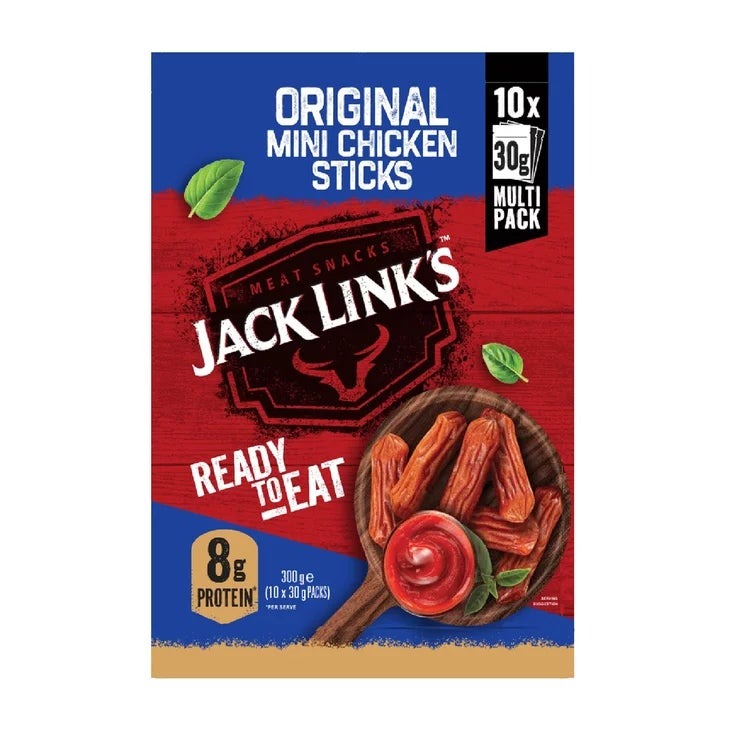 ジャックリンクス チキン スティック オリジナル 10袋 x 30g Jack Link's Chicken ...