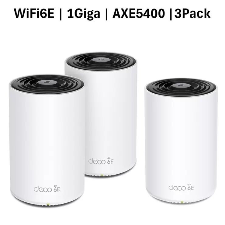 ティーピーリンク TP-Link Deco XE75 3Pack メッシュWiFi6E ルーター 2402+2402+574Mbps AXE5400 トライバンド IPoE …