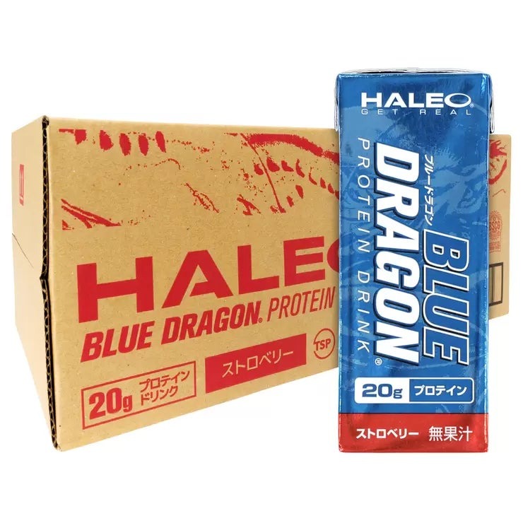 HALEO プロテインドリンク ストロベリーミルク風味 200ml x 24本 HALEO BLUE DRAGO...