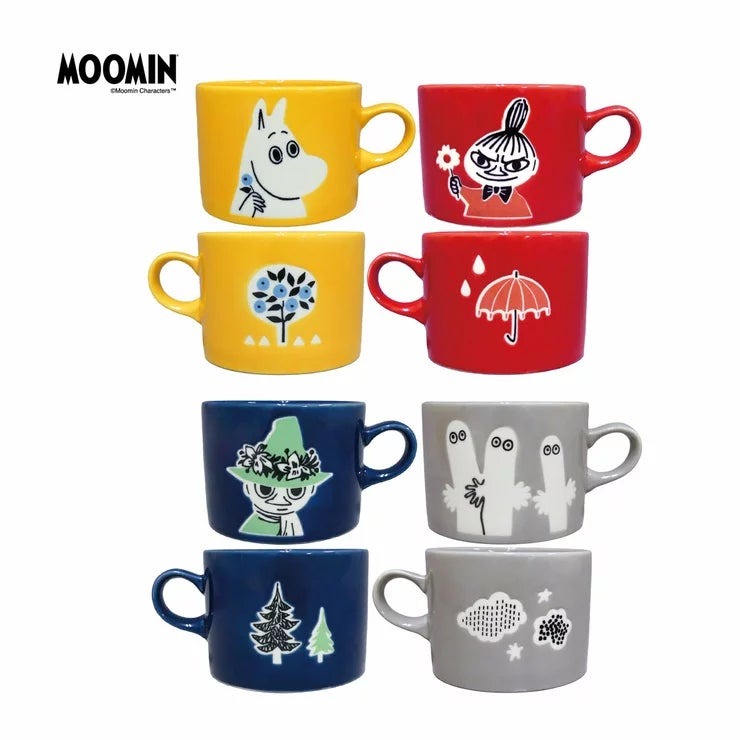 &nbsp; 【商品内容】 スープマグ4個セット 4色、4キャラクター 満水時約380ml ちょっと大きめのスープマグ ごろごろ野菜のポトフやフルーツ山盛りのグラノーラなどにも最適 撥水絵付で描かれ、デコボコした彫刻のような立体感 食洗機、電子レンジ使用可 ちょっと大きめのスープマグは、ごろごろ野菜のポトフやフルーツ山盛りのグラノーラ、ヨーグルトにもご使用いただけます。こだわりの撥水絵付で描かれたムーミンキャラクターは、デコボコした彫刻のような立体感です。北欧らしい洗練されたカラーは、食卓を明るく彩ります。 取り扱い上の注意点 直火・オーブンにはご使用できません。 電子レンジ、食洗器使用可 磁器には釉薬と呼ばれる上薬を施しています。釉薬の流れやたまりで濃淡が表面に現れたり、気泡や黒い点が現れたりすることがありますが、磁器の特性としてご理解ください。 衝撃や急熱・急冷でヒビワレやカケが発生することがありますので、ご注意ください。 サイズ:直径約96 mm(ハンドルまで約130mm) ・高さ約72mm 満水時約380ml 重さ:約300g 材質:磁器 原産国:日本 ブランド:ムーミン &nbsp; 【保存方法・期限表示について】 ・直射日光・高温多湿を避け、常温で保存してください。開封後に冷蔵保存が必要な商品につきましては、その旨を商品パッケージに記載しております。 ・消費期限・賞味期限のある商品につきましては、商品パッケージ本体に記載しております。 &nbsp; 【商品・画像についてのご注意】 ・バリエーションのある商品の場合、商品画像が複数ある場合がございますが発送されるのは1点です。カラーやサイズなどのバリエーションは商品名をご確認ください。 ・商品の外装デザインは画像と異なる場合がございます。 &nbsp; 【送料・配送についての注意事項】 ・ご注文入れ違い等により欠品・遅延となる場合がございます。 ・ご注文の商品によって北海道、沖縄、離島および一部地域への配送時に追加送料がかかる場合や、配送ができない場合がございます。 ・お客様都合でのキャンセルはお受け出来ませんのでご了承下さい。