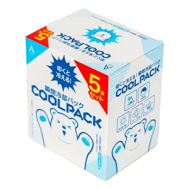 インスタントクールパック 5シートx12パック INSTANT COOLING PACK 5sheetx12p 冷...
