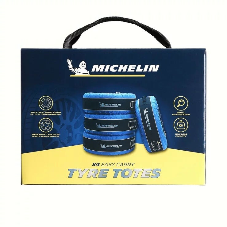 ミシュラン タイヤ トートバッグ 4枚入り Michelin Tire Tote Bag エコバッグ ショッピングバッグ 車用品 ガレージ キャラクター グッズ ノベルティ コレクション メンズ アメリカン雑貨 ブランド