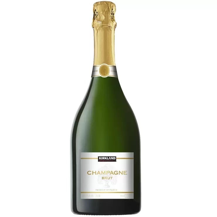 カークランドシグネチャー シャンパン ブリュット 750ml KIRKLAND SIGNATURE CHAMPAGNE BRUT 750ml スパークリングワイン 泡 辛口 ギフト お祝い 結婚式 パーティー フランス産 プレゼント 高級 贈り物