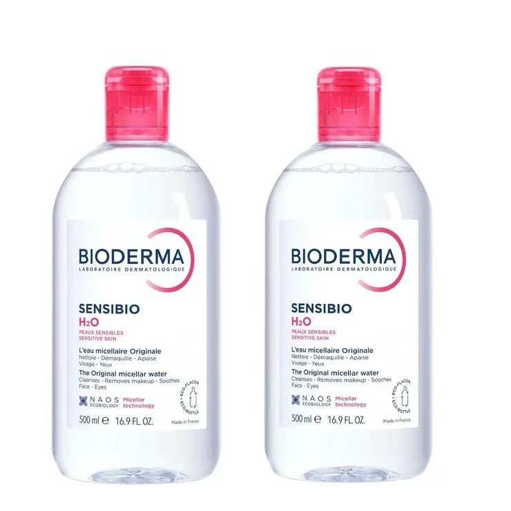 ビオデルマ クレンジングウォーター H2O 500ml 2本セット BIODERMA H2O Cleansing Water 2PK クレンジングウォーター