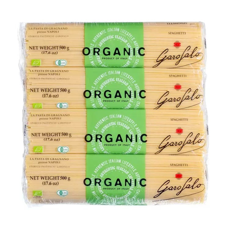 ガロファロ オーガニック スパゲッティ 500g x 8 GAROFALO Organic Spaghetti 500g x パスタ イタリア 乾麺 無農薬 まとめ買い デュラム小麦 セモリナ 業務用 大容量 ロングパスタ 輸入食品 本格 world-depo-15604597 ワールドデポ パッケージ画像