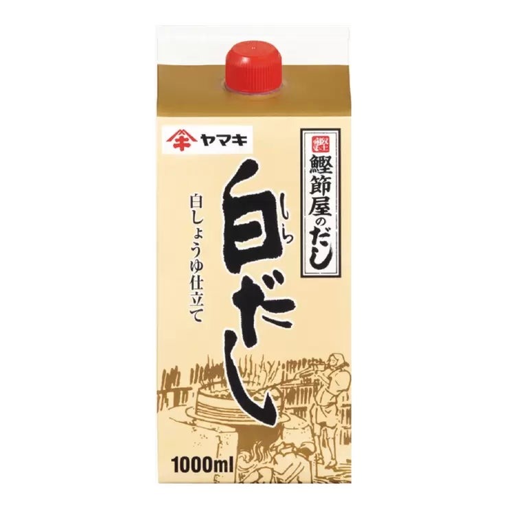 ヤマキ 白だし1000ml BONITO STOCK CONCENTRATE 出汁 和食 調味料 料理 うどん 茶碗蒸し 煮物 液体だし 大容量 まとめ買い 業務用
