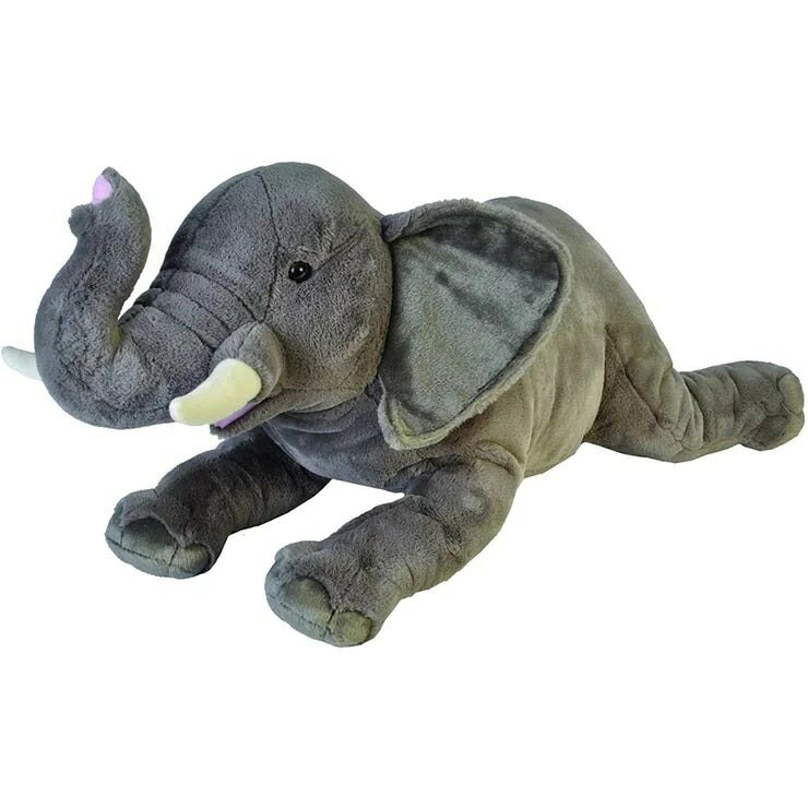ワイルドリパブリック アフリカゾウ ジャンボ ぬいぐるみ 19552 Wild Republic Jumbo Elephant Africanplush 動物 リアル 大きい 子供 おもちゃ プレゼント インテリア 可愛い コレクション ギフト 誕生日 抱き枕